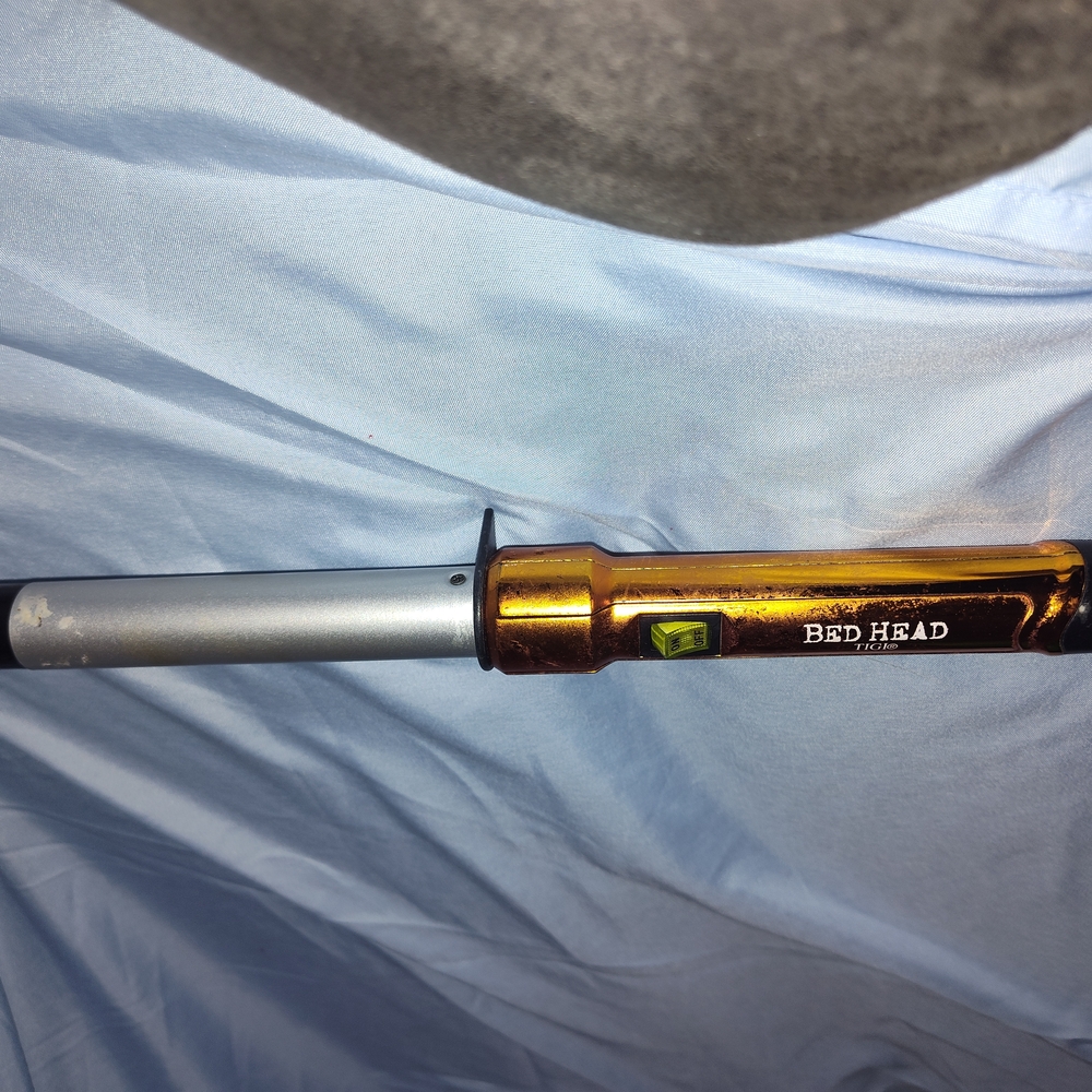 BedHead Orange and Silver Curling Iron